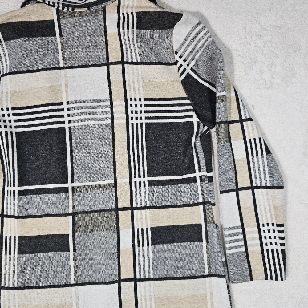 Frank Lyman  - Knit Throwover -Beige/Grey Size 12 - Picture 9 of 13